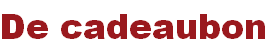 De cadeaubon
